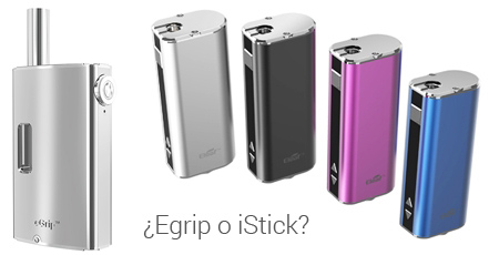 Egrip de Joyetech e iStick de Eleaf